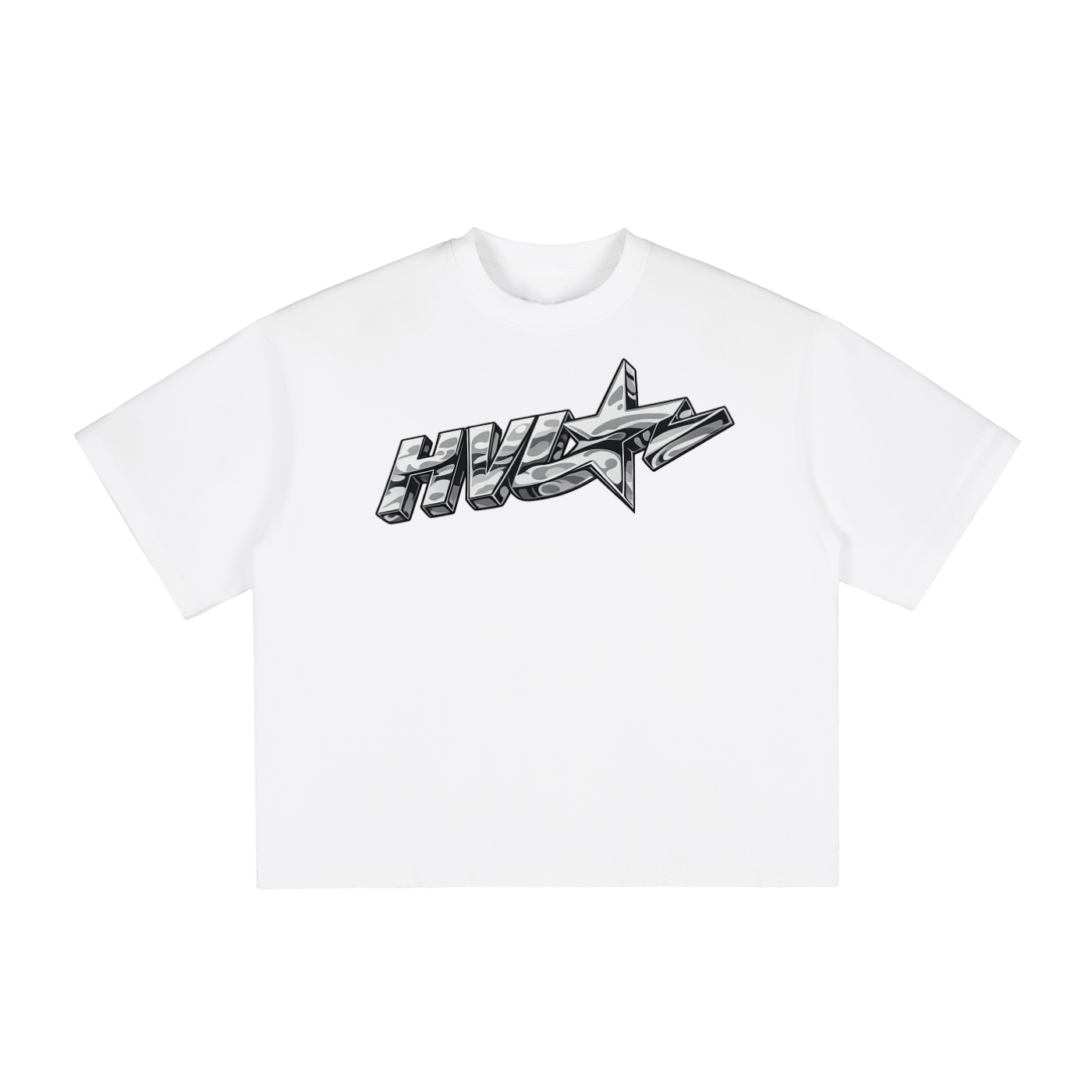 HVL Grey Boxy T-Shirt