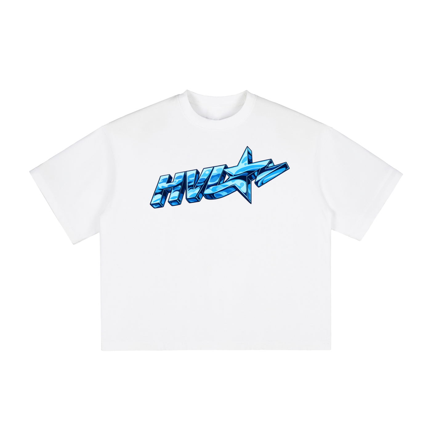 HVL Blue Boxy T-Shirt